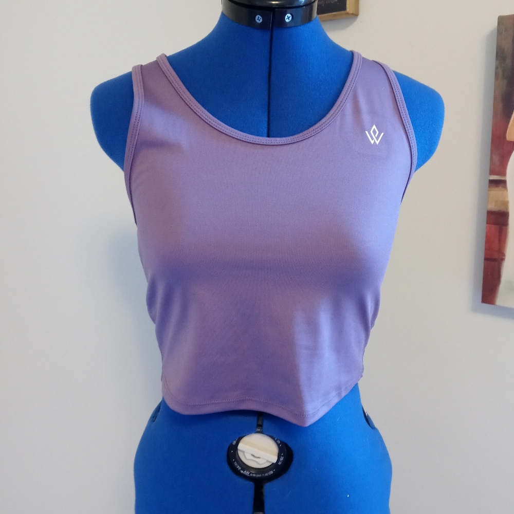Workout Empire Purple Crop Top size L